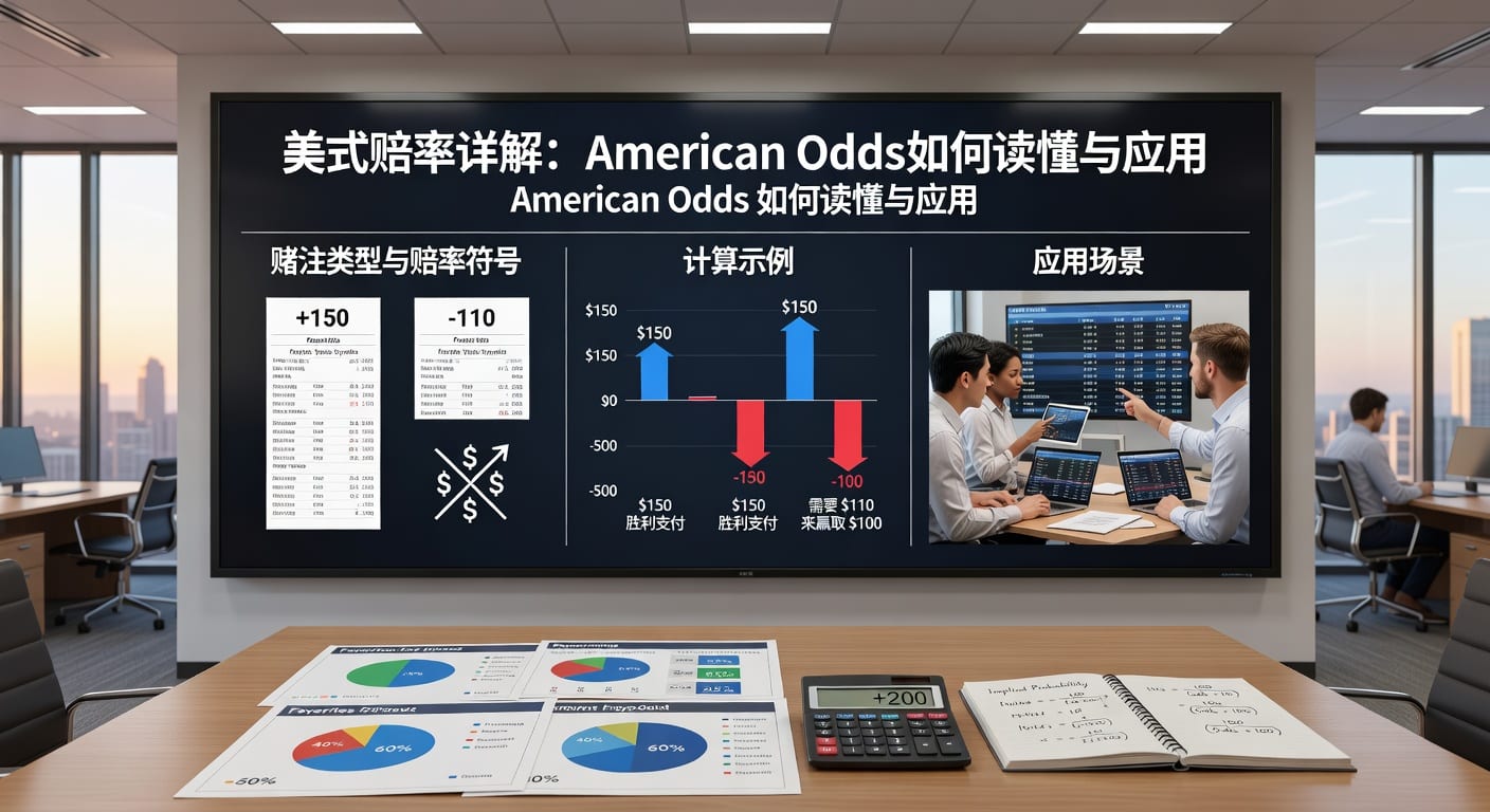 美式赔率 american odds 读法、换算与实战判断