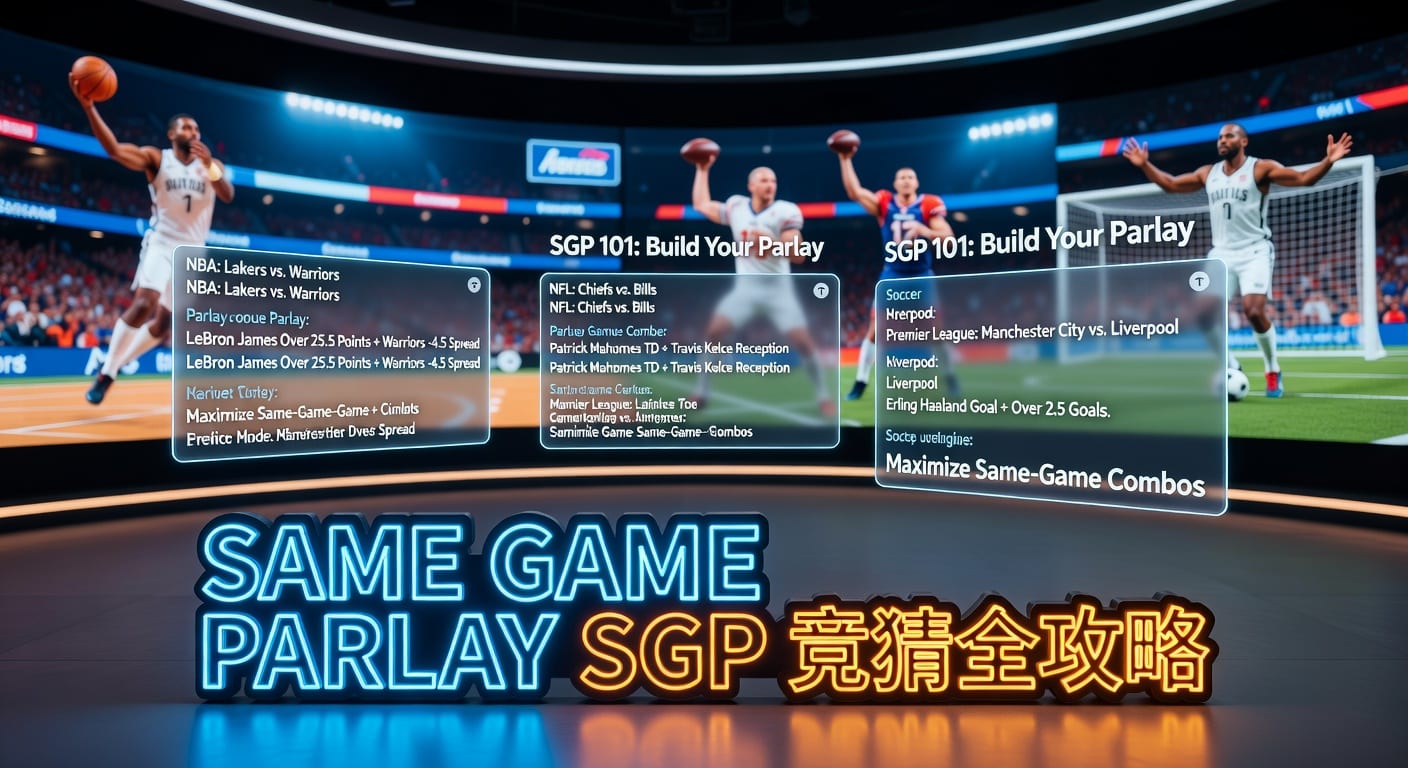 same game parlay SGP：串关逻辑与实战思路