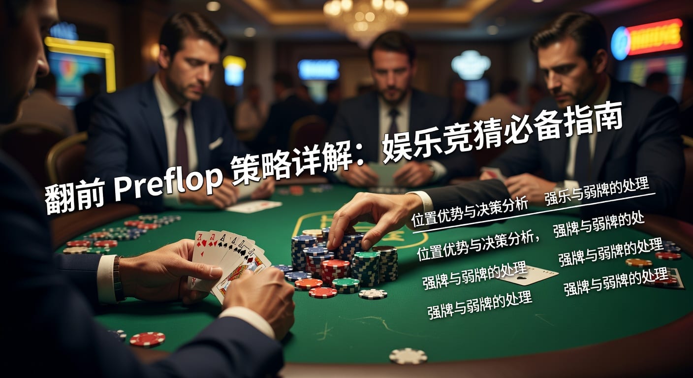 翻前 preflop 详解：投注前判断框架与实战思路