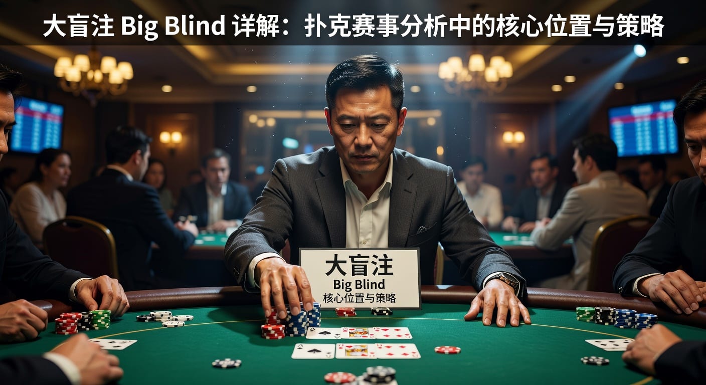 大盲注 big blind：下注位置、实战含义与投注技巧